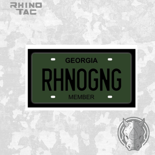 RhinoGang V2 License Plate Patches