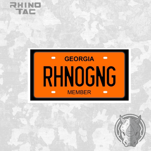 RhinoGang V2 License Plate Patches