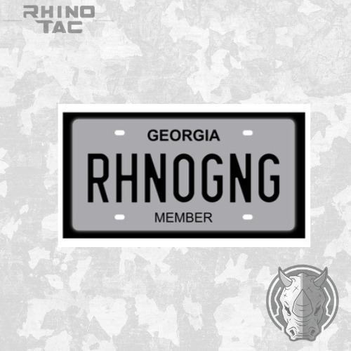RhinoGang V2 License Plate Patches