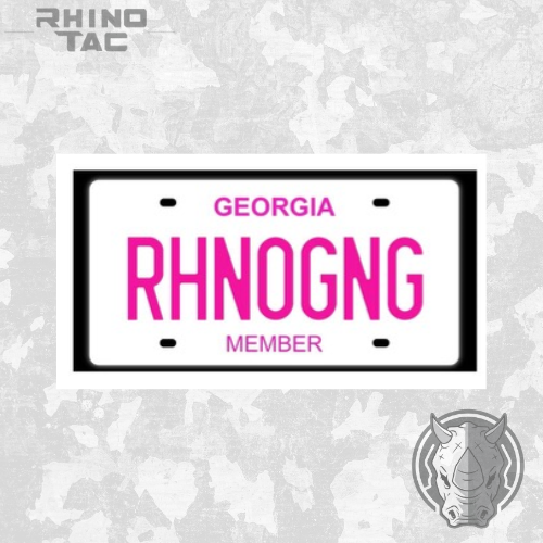 RhinoGang V2 License Plate Patches