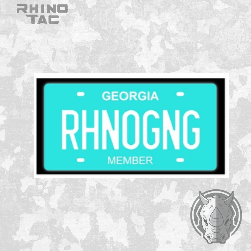 RhinoGang V2 License Plate Patches