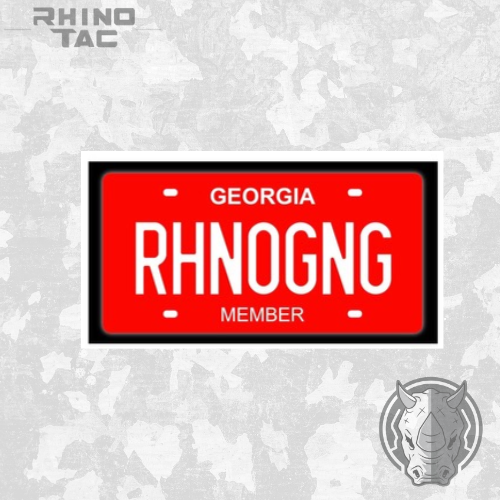 RhinoGang V2 License Plate Patches