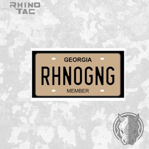 RhinoGang V2 License Plate Patches