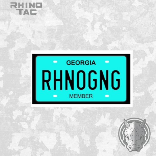 RhinoGang V2 License Plate Patches