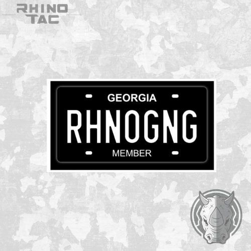 RhinoGang V2 License Plate Patches