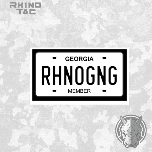 RhinoGang V2 License Plate Patches