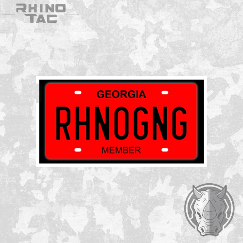 RhinoGang V2 License Plate Patches