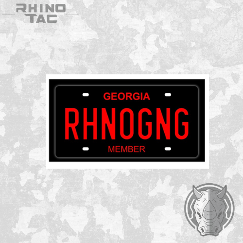 RhinoGang V2 License Plate Patches