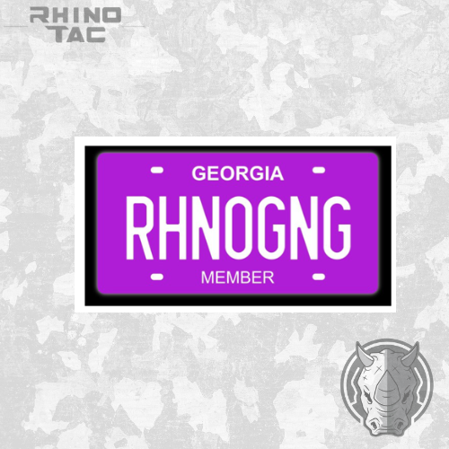 RhinoGang V2 License Plate Patches