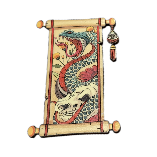 Rhinotac Year of the Snake Scroll