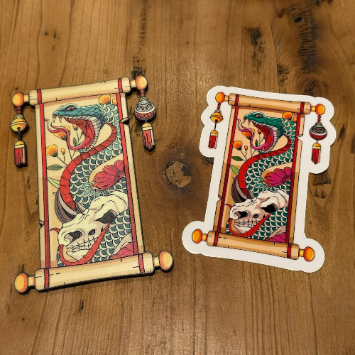 Rhinotac Year of the Snake Scroll