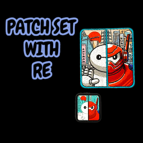 Everyones Hero Baymax Patch Set